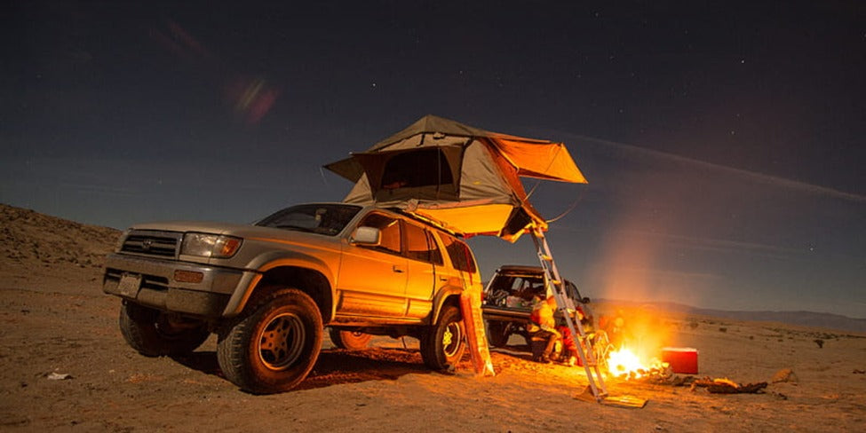 car camping off road