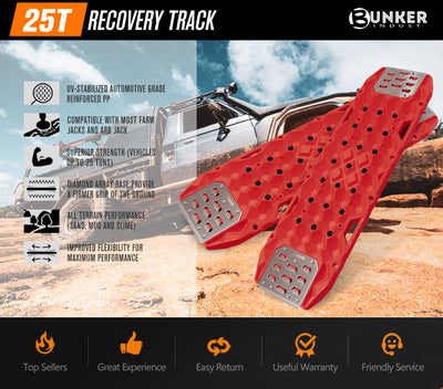 25TON Red Recovery Track (Online only) - OZI4X4 PTY LTD