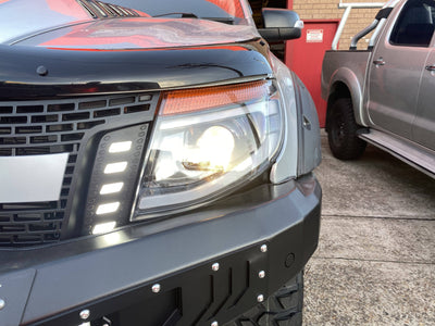 Halo Projector Head Light Suits Ford Ranger PX1 2012 - 2015
