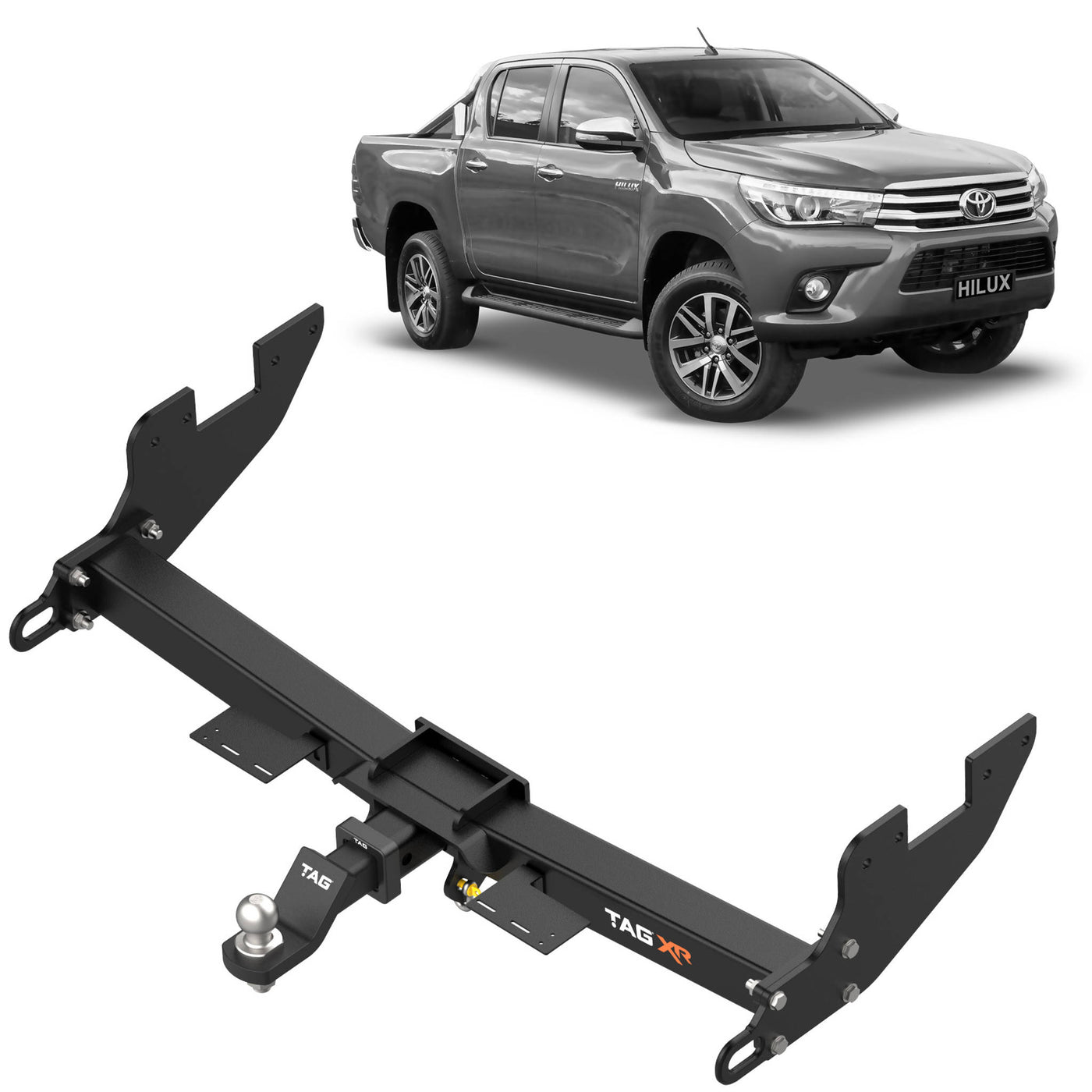 TAG 4x4 Recovery Towbar Suitable for Toyota Hilux Styleside (10/2015 - on) - OZI4X4 PTY LTD