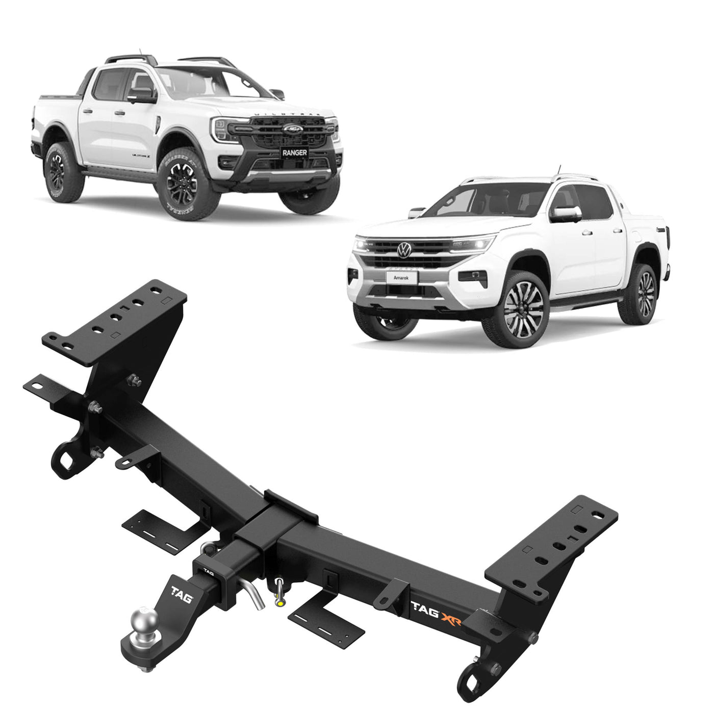TAG 4x4 Recovery Towbar for Next-Gen Ford Ranger (Styleside Ute 06/2022 - on) - OZI4X4 PTY LTD