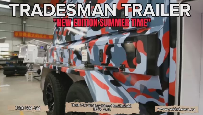 Tradesman Work Trailer Delta Edition Red
