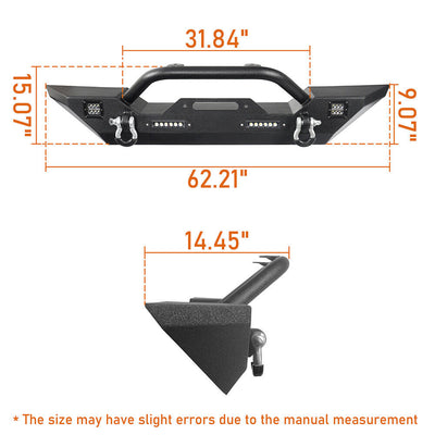 Rock Crawler Bullbar Suits Jeep Wrangler  JK / JL 2007+ (Pre Order) - OZI4X4 PTY LTD