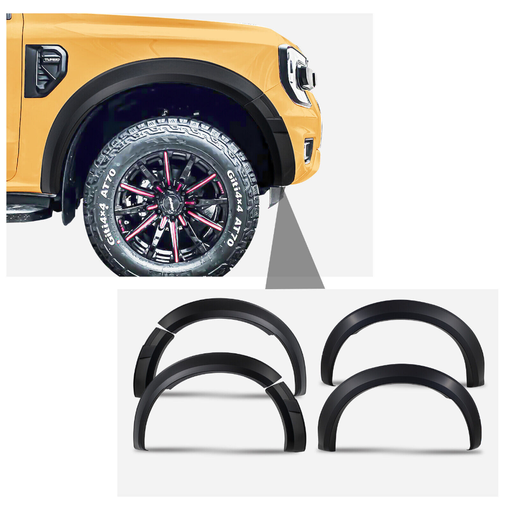 3 inch OEM Flares Suits Ford Ranger XLT,XLS,XL T9 2022+ (Pre-Order) - OZI4X4 PTY LTD