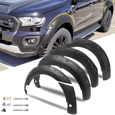 Jungle Flares with Sensor Cut Out Suits Ford Ranger PX3 2018-2022 - OZI4X4 PTY LTD