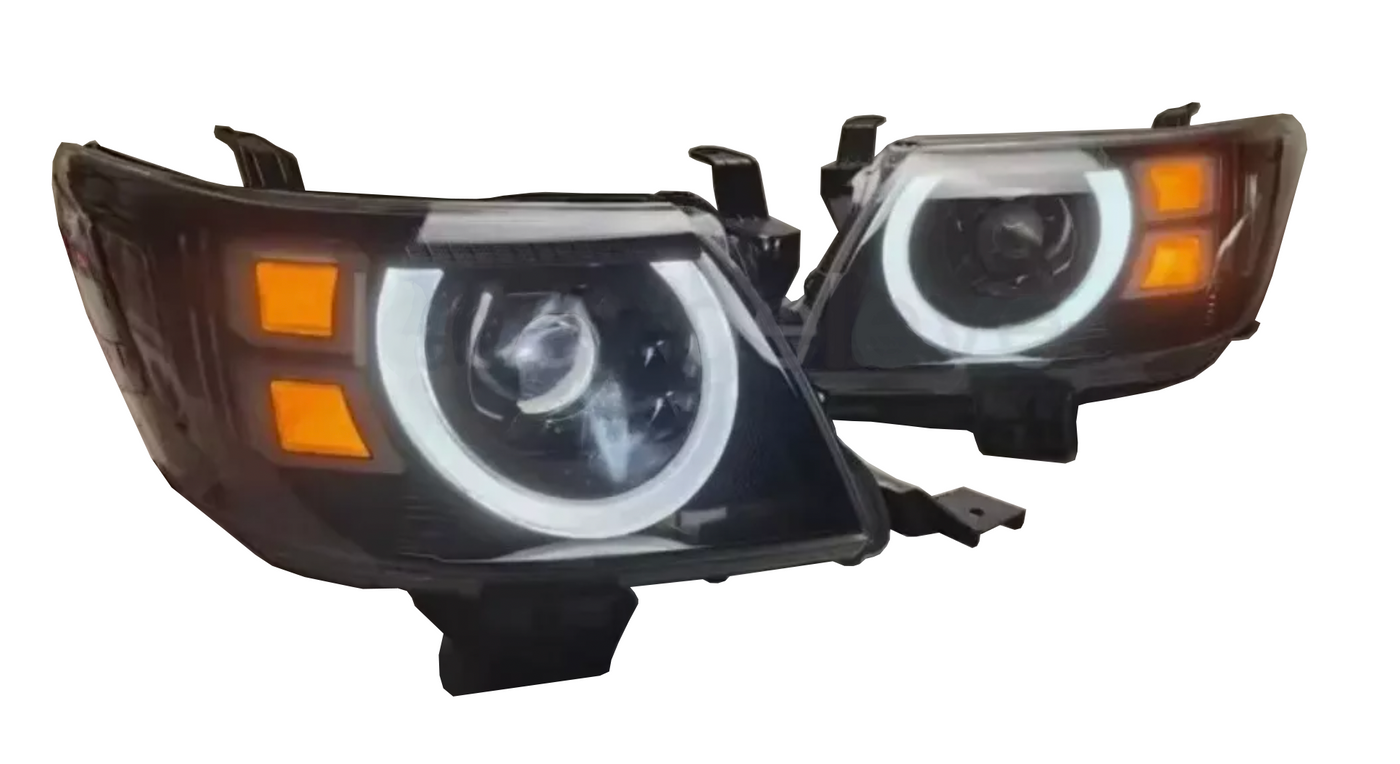 GEN 2 Projector Halo Headlight (Blacked Out) Suitable for Toyota Hilux 2005 - 2011 (Pre-Order) - OZI4X4 PTY LTD