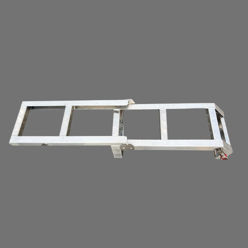 Foldable Down Rear Canopy Ladder Rack Raw - OZI4X4 PTY LTD