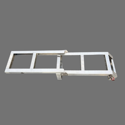 Foldable Down Rear Canopy Ladder Rack Raw - OZI4X4 PTY LTD