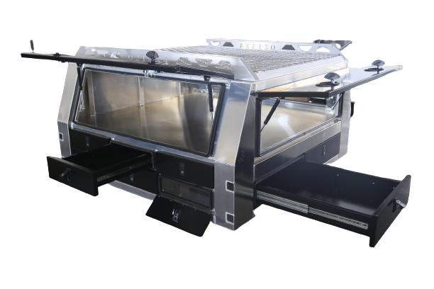 Raw Delta 1800 Builders Compartment Canopy (Pre Order) - OZI4X4 PTY LTD