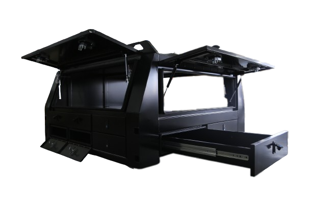 Black Delta 1800 Builders Compartment Canopy