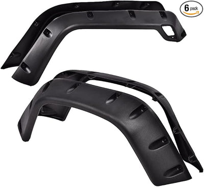 Black Fender Flares Jungle Guard Suitable for Jeep Wrangler TJ 1997-2006 - OZI4X4 PTY LTD