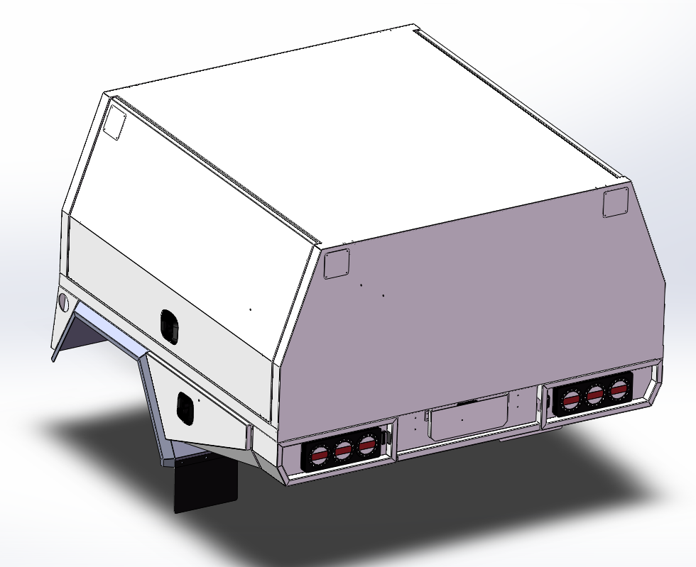 Service Body 3000 Tray + Canopy One Unit System (Pre Order) - OZI4X4 PTY LTD