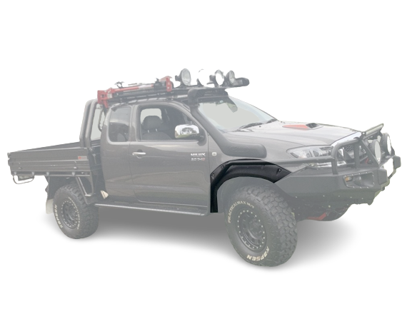 Jungle Flares Suits Toyota Hilux 2012-2015 Front Only - OZI4X4 PTY LTD