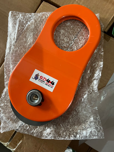 Orange 10T Snatch Block (Online only) - OZI4X4 PTY LTD