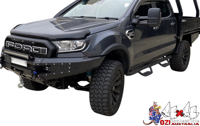 Two Step Side Steps Suits Ford Ranger PX2,3 / Mazda BT50 2011+ - OZI4X4 PTY LTD