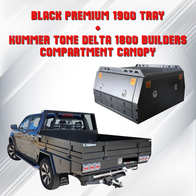 Hummer Tone Delta Builder Pack Premium 1900 Tray + Hummer Tone Builders 17 Compartment Canopy (Pre Order) - OZI4X4 PTY LTD