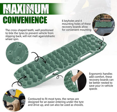10TON Green Recovery Track (Online only) - OZI4X4 PTY LTD