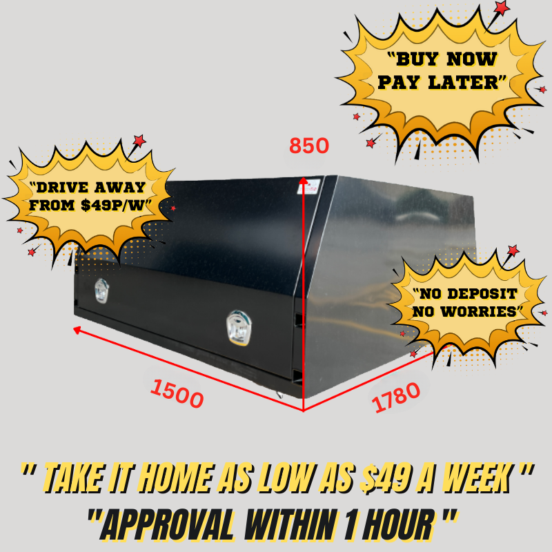 Premium Black 1500 Canopy W/O Compartment Premium Edition - OZI4X4 PTY LTD