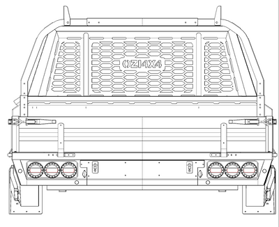 Predator Steel Tray For All Dual Cabs Vehicles - OZI4X4 PTY LTD