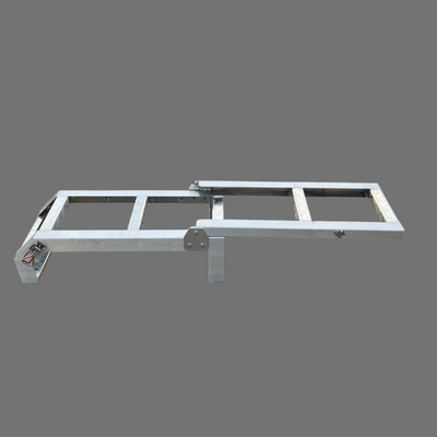 Foldable Down Rear Canopy Ladder Rack Raw - OZI4X4 PTY LTD