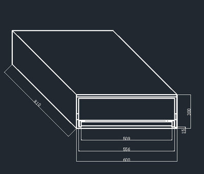 Canopy Drawer Unit Draw + Bench 600W x 810L x 300H 900 Bench Drawer - OZI4X4 PTY LTD