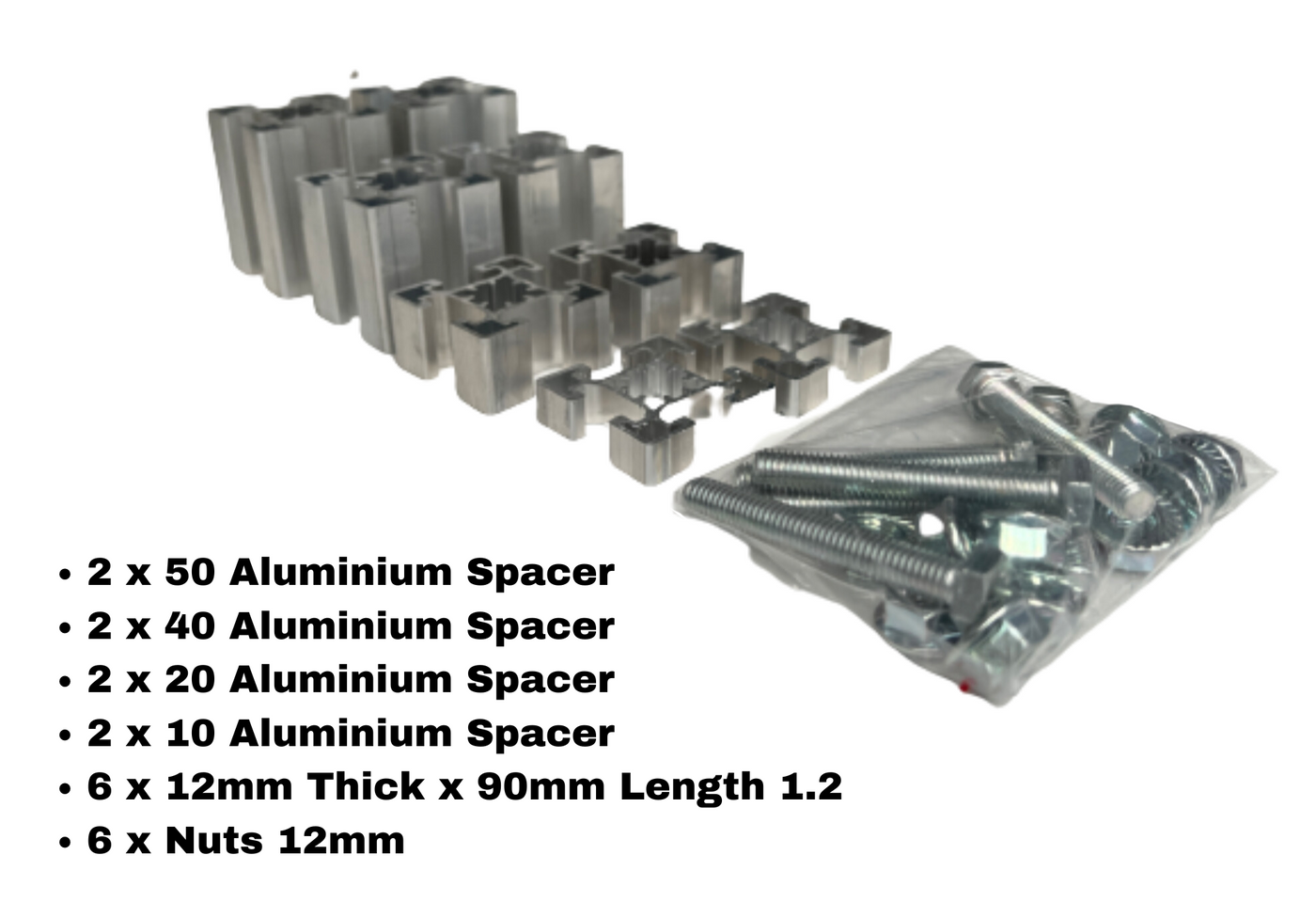 Tray Spacer Fitting Kit - OZI4X4 PTY LTD