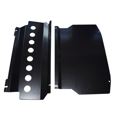 2 pcs Black Bash Plate Suitable For Mitsubishi Pajero NS NT NW NX Underbody Guard 2006-2022 (Online Only) - OZI4X4 PTY LTD