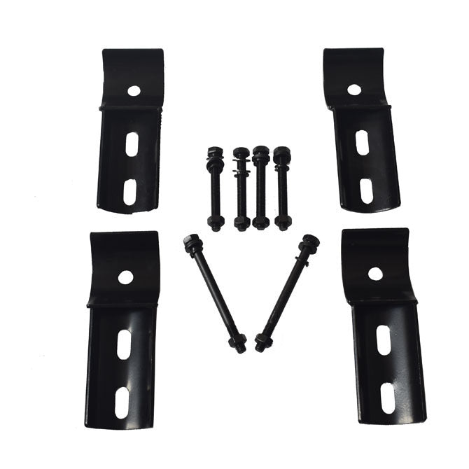 Hoop Scrub / Brush Bar Brackets Clamps Suits 49mm brush bars to 63mm bullbar - OZI4X4 PTY LTD