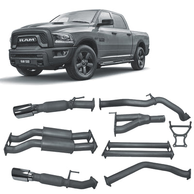 Redback Extreme Duty Exhaust for RAM 1500 5.7L V8 (12/2018 - on) - OZI4X4 PTY LTD