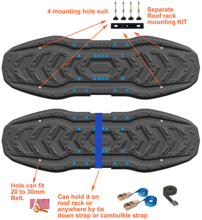 Recovery Track (Trax ULTRA) Black (Online only) - OZI4X4 PTY LTD
