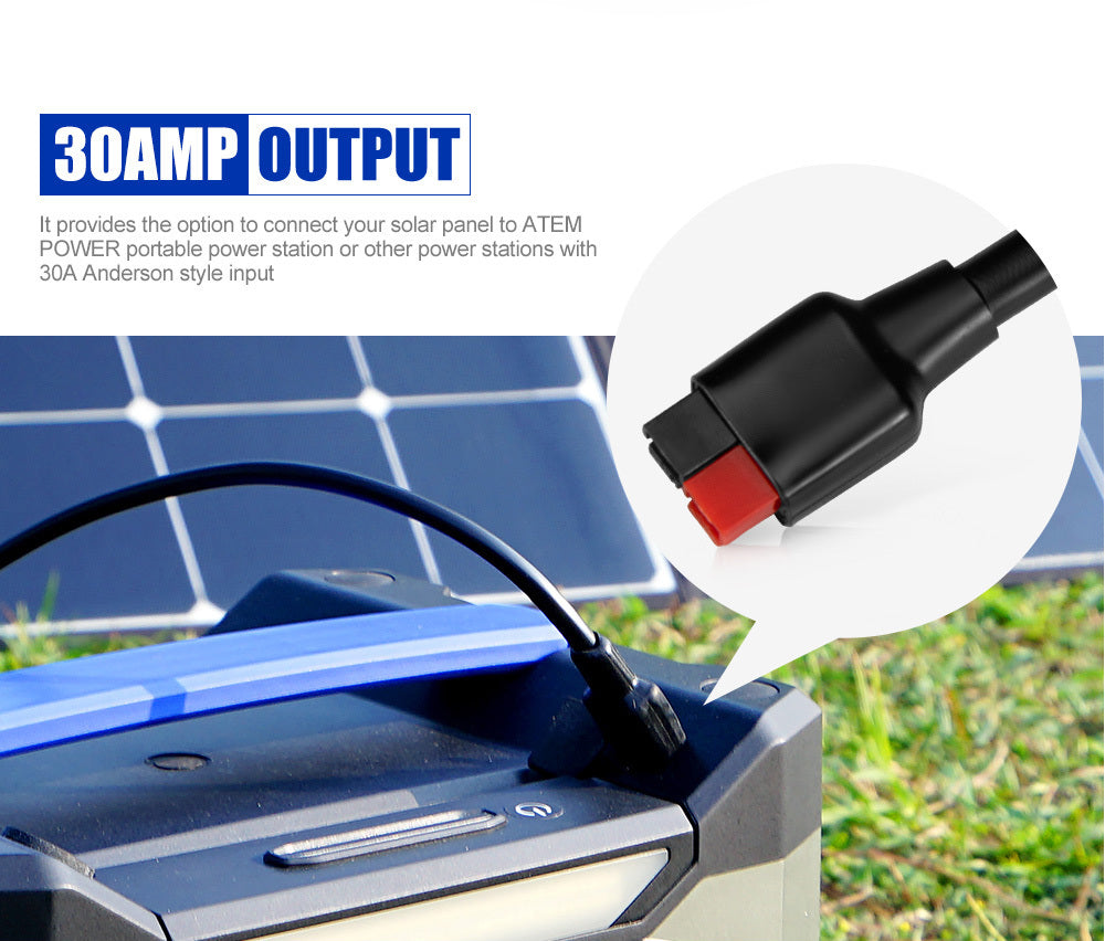 Atem Power Solar Cable Connector 50A to 30A Anderson Style Solar Adapter Plug - OZI4X4 PTY LTD
