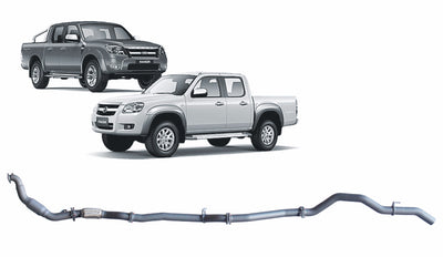 Redback Extreme Duty Exhaust for Ford Ranger (01/2006 - 08/2011), Mazda BT-50 (11/2006 - 10/2011) - OZI4X4 PTY LTD