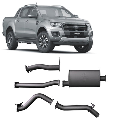 Redback Extreme Duty Exhaust for Ford Ranger 3.2L (07/2016 - 05/2022) - OZI4X4 PTY LTD