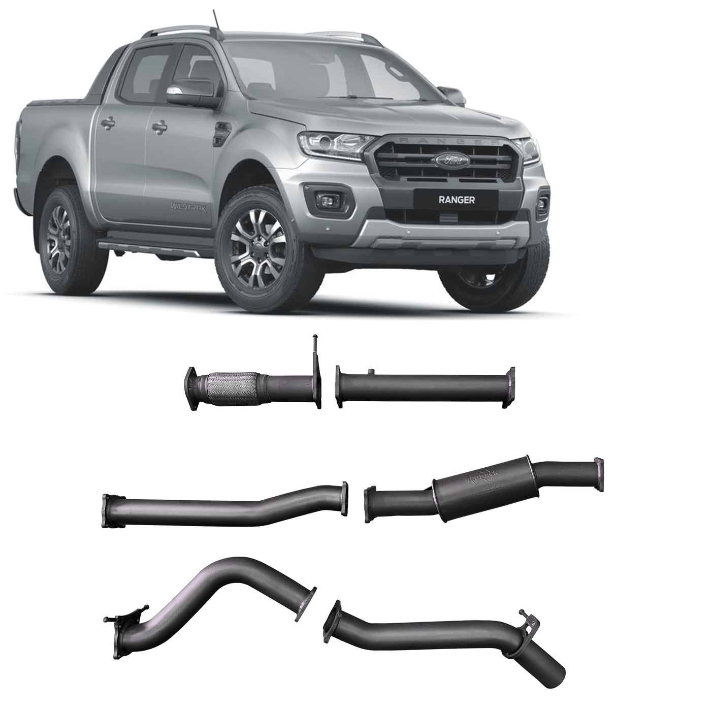 Redback Extreme Duty for Ford Ranger 2.0L Bi-Turbo (10/2018 - on) - OZI4X4 PTY LTD