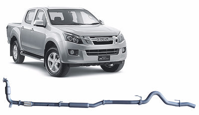 Redback Extreme Duty Exhaust for Isuzu D-MAX (06/2012 - 10/2016) - OZI4X4 PTY LTD