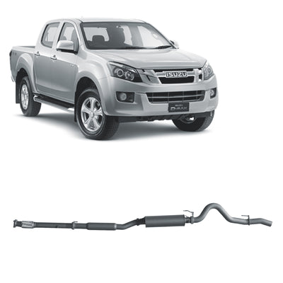 Redback Extreme Duty Exhaust for Isuzu D-MAX (02/2017 - 10/2020) - OZI4X4 PTY LTD