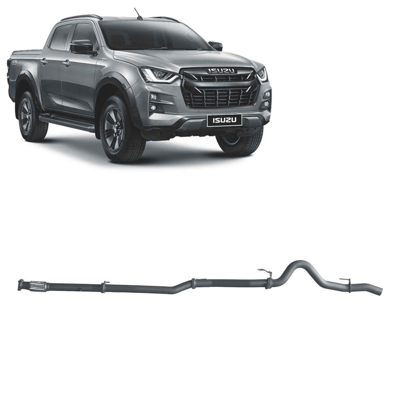 Redback Extreme Duty Exhaust for Isuzu D-MAX (07/2020 - on) - OZI4X4 PTY LTD