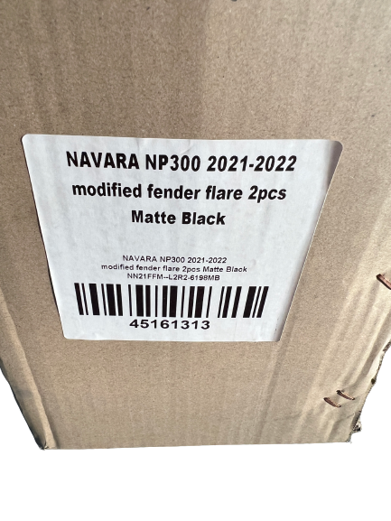 Fender Flares 2 Piece suits Nissan Navara NP300 Navara 2020+ - OZI4X4 PTY LTD