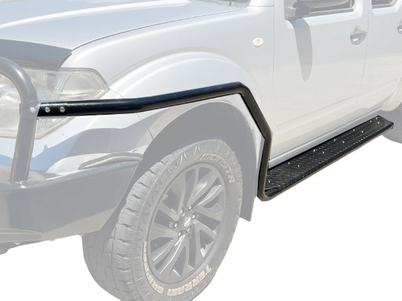 Side Steps & Brush bars Suits Nissan Navara D40 2005-2015 (Dual Cab)