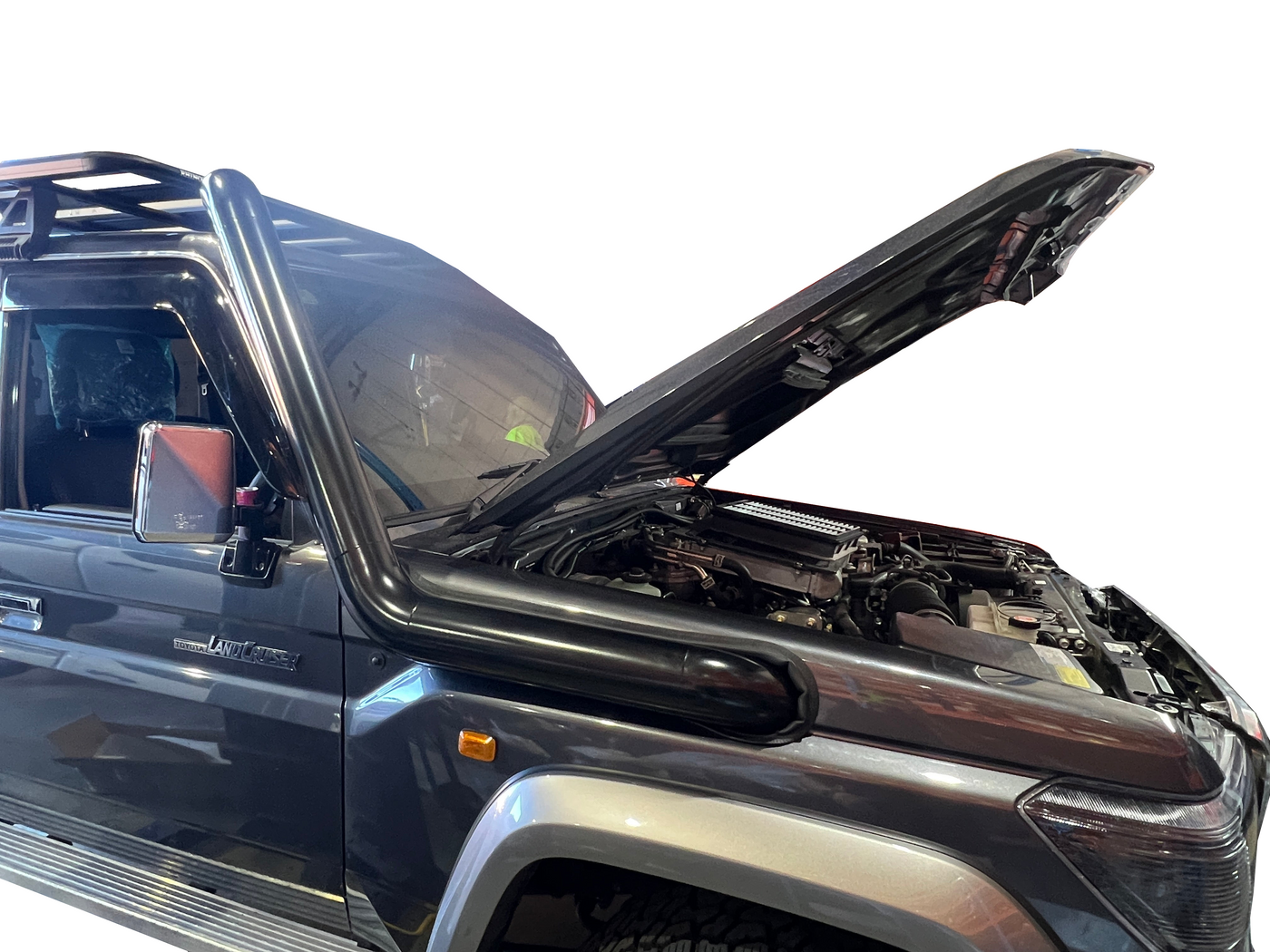 Stainless Steel Snorkel Suitable For Toyota Land Cruiser 76/78/79 Series - Powder Coated (Online Only) - OZI4X4 PTY LTD