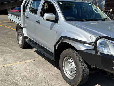 Adjustable Side Steps + Brush Bars Suits All Dual Cab Utes