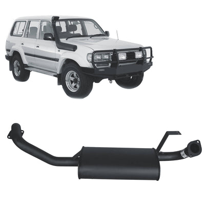 Redback Performance Exhaust Suitable For Toyota Landcruiser 80 Series Wagon 4.2L 1HZ & 4.5L FZ - OZI4X4 PTY LTD