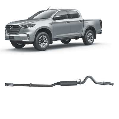 Redback Extreme Duty Exhaust for Mazda BT-50 (08/2020 - on) - OZI4X4 PTY LTD