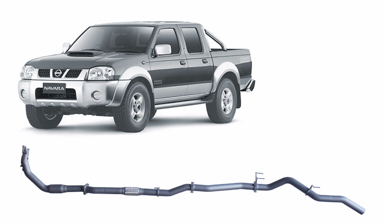 Redback Extreme Duty Exhaust for Nissan Navara D22 2.5L (01/2008 - 10/2015) - OZI4X4 PTY LTD