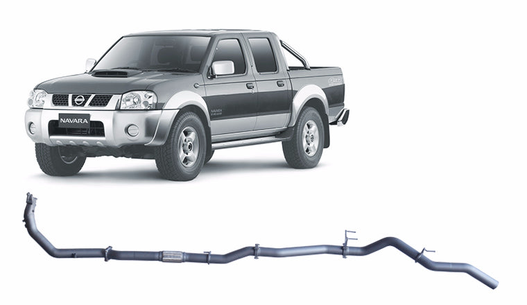 Redback Extreme Duty Exhaust for Nissan Navara D22 2.5L (01/2008 - 10/2015) - OZI4X4 PTY LTD