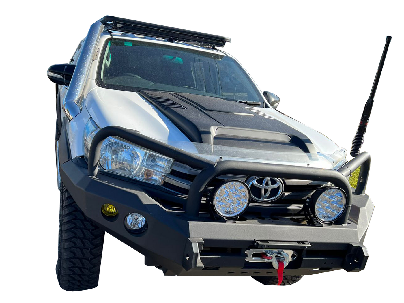 Competition Bullbar Suitable for Toyota Hilux 2015-2019 - OZI4X4 PTY LTD