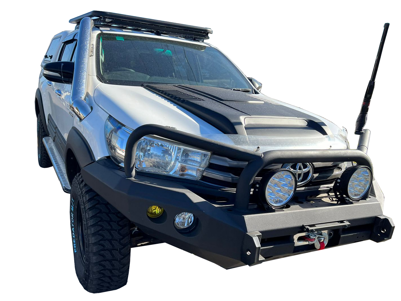 Competition Bullbar Suitable for Toyota Hilux 2015-2019 - OZI4X4 PTY LTD