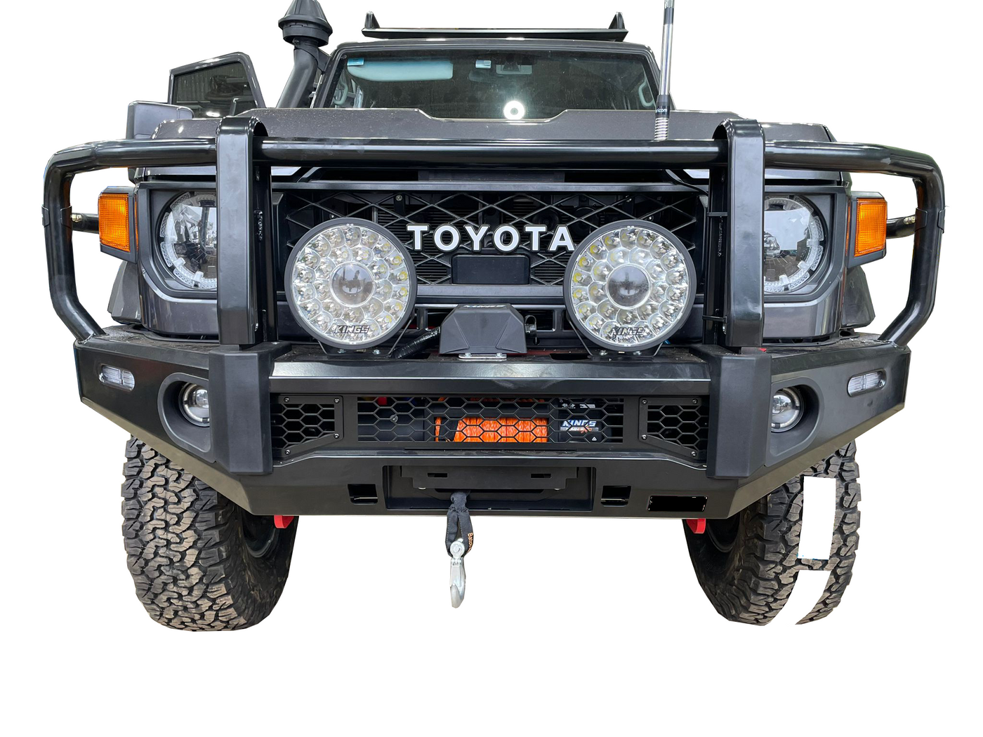 Competition Series Bullbar Suitable For Toyota Land Cruiser 79  Series 2024+  (ADR Approved) - OZI4X4 PTY LTD