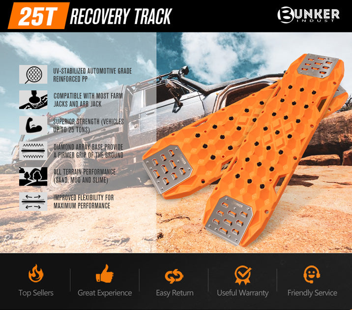 25TON Orange Recovery Track (Online only) - OZI4X4 PTY LTD