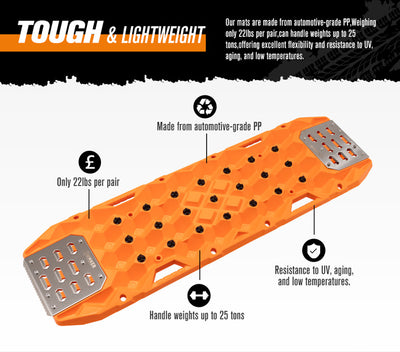 25TON Orange Recovery Track (Online only) - OZI4X4 PTY LTD